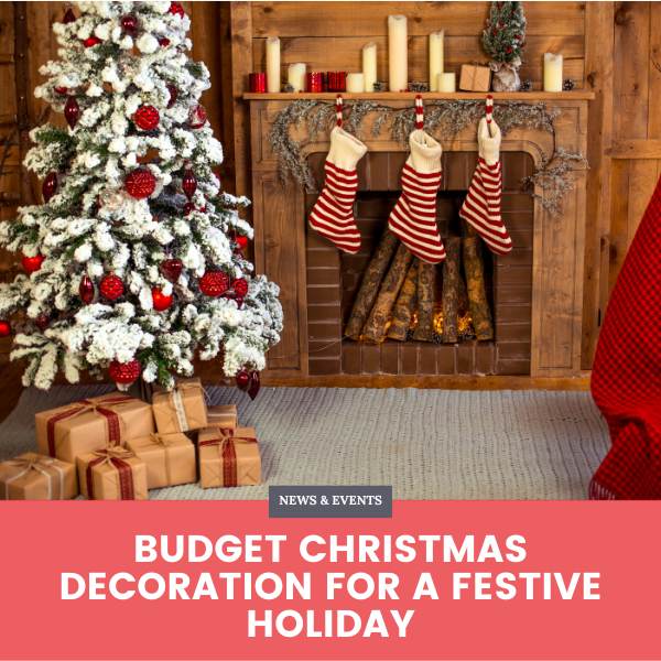Budget Christmas Decoration for a Festive Holiday - Blog Banner